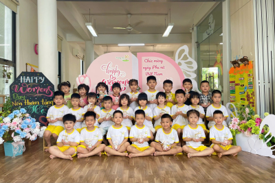 Các hoạt động chào mừng ngày Phụ nữ Việt Nam 20/10 của các bé Trường Mầm non Tràng An